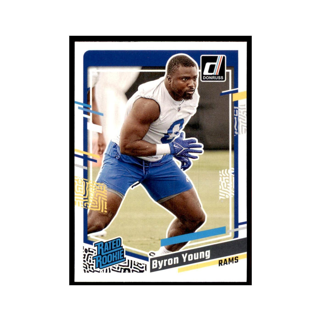 Byron Young 2023 Donruss #355 Los Angeles Rams Football Card NM