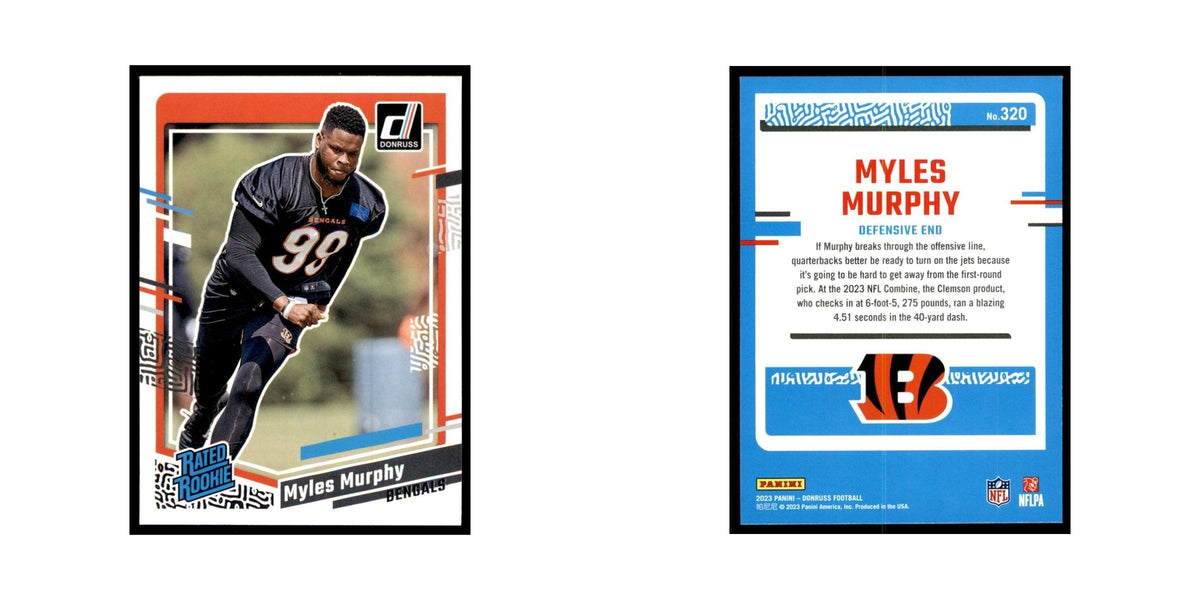 Myles Murphy 2023 Donruss #320 Cincinnati Bengals Football Card NM