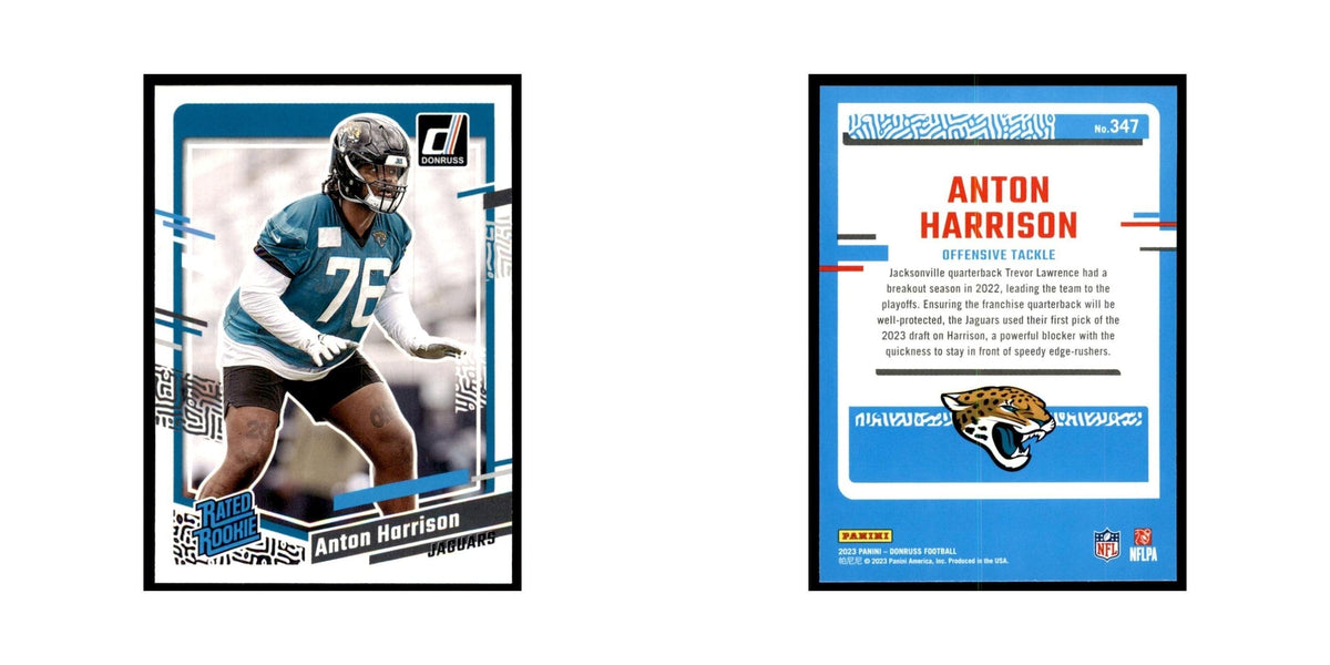 Anton Harrison 2023 Donruss #347 Jacksonville Jaguars Football Card NM