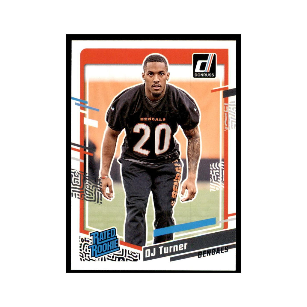 DJ Turner 2023 Donruss #319 Cincinnati Bengals Football Card NM
