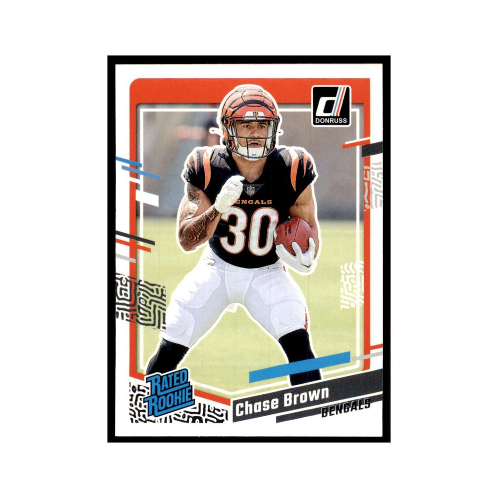 Chase Brown 2023 Donruss #318 Cincinnati Bengals Football Card NM