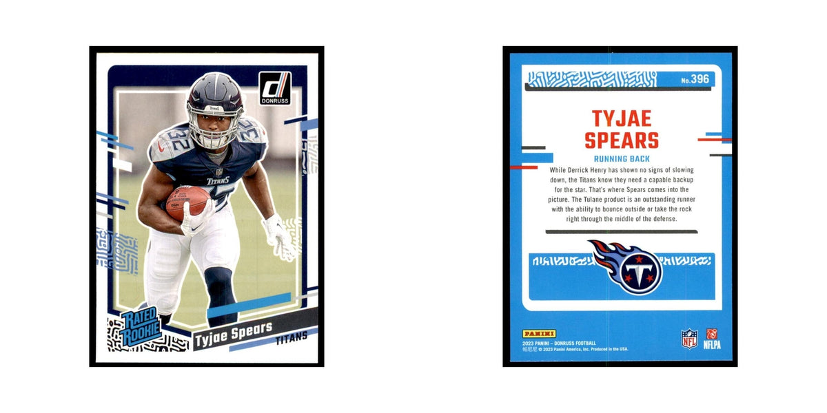 Tyjae Spears 2023 Donruss #396 Tennessee Titans Football Card NM