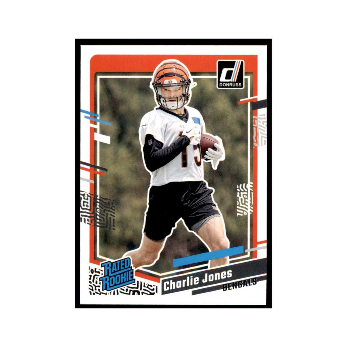 Charlie Jones 2023 Donruss #317 Cincinnati Bengals Football Card NM
