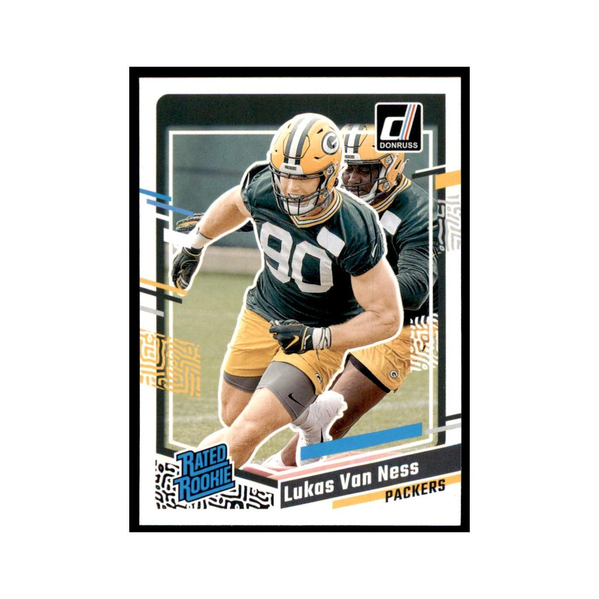 Lukas Van Ness 2023 Donruss #336 Green Bay Packers Football Card NM