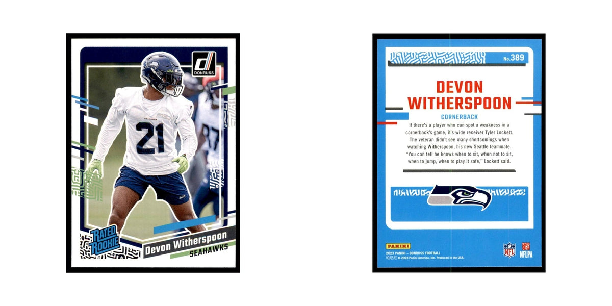 Devon Witherspoon 2023 Donruss #389 Seattle Seahawks Football Card NM