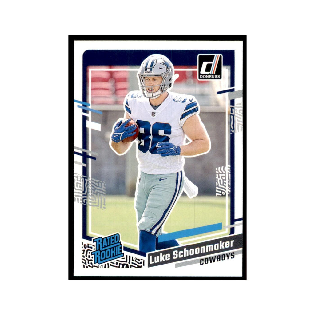Luke Schoonmaker 2023 Donruss #325 Dallas Cowboys Football Card NM