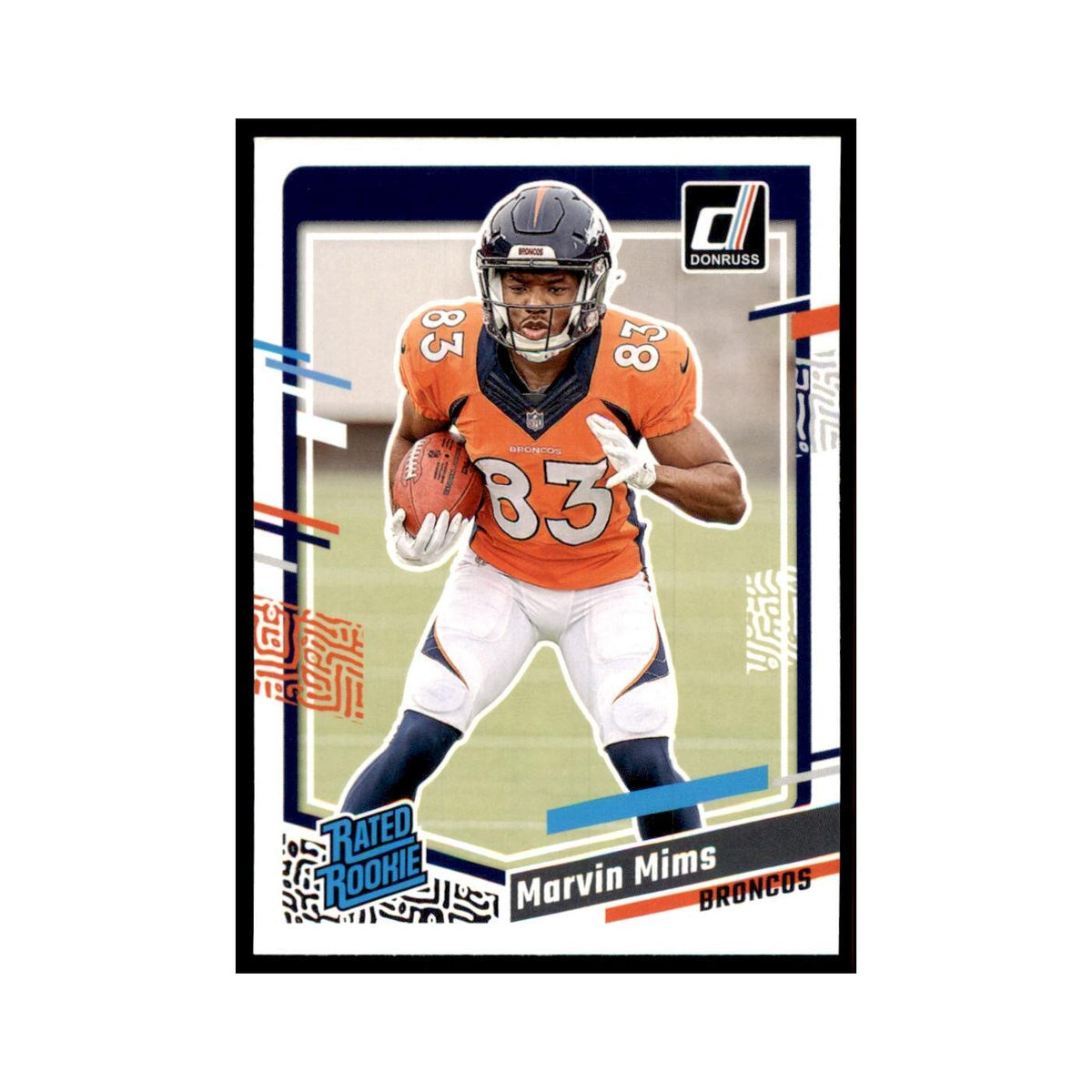 Marvin Mims 2023 Donruss #327 Denver Broncos Football Card NM
