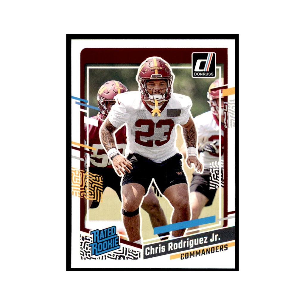 Chris Rodriguez Jr. 2023 Donruss #398 Washington Commanders Football Card NM
