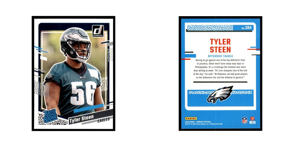 Tyler Steen 2023 Donruss #384 Philadelphia Eagles Football Card NM
