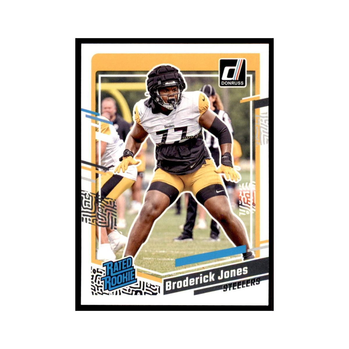 Broderick Jones 2023 Donruss #385 Pittsburgh Steelers Football Card NM