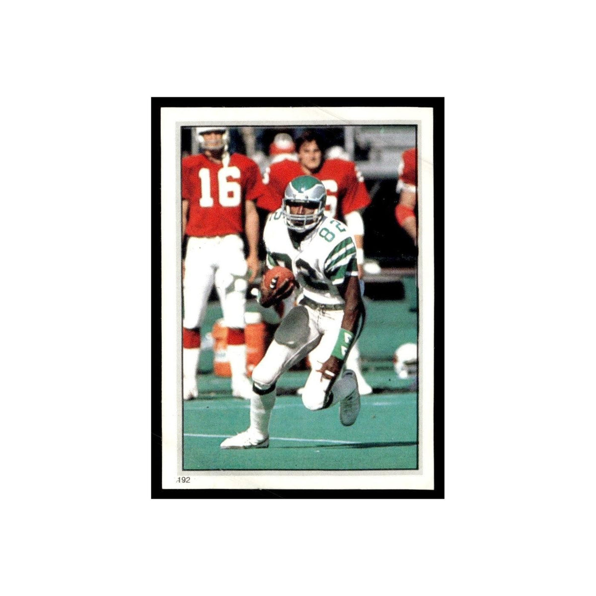 Mike Quick 1985 Topps Stickers #192 Philadelphia Eagles Football Card NM