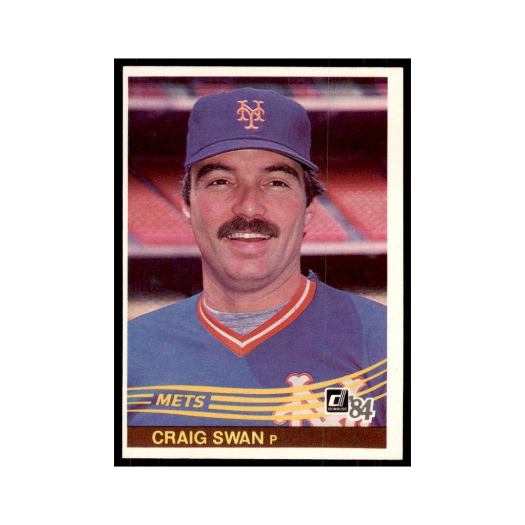 Craig Swan 1984 Donruss #441 New York Mets Baseball Card NM