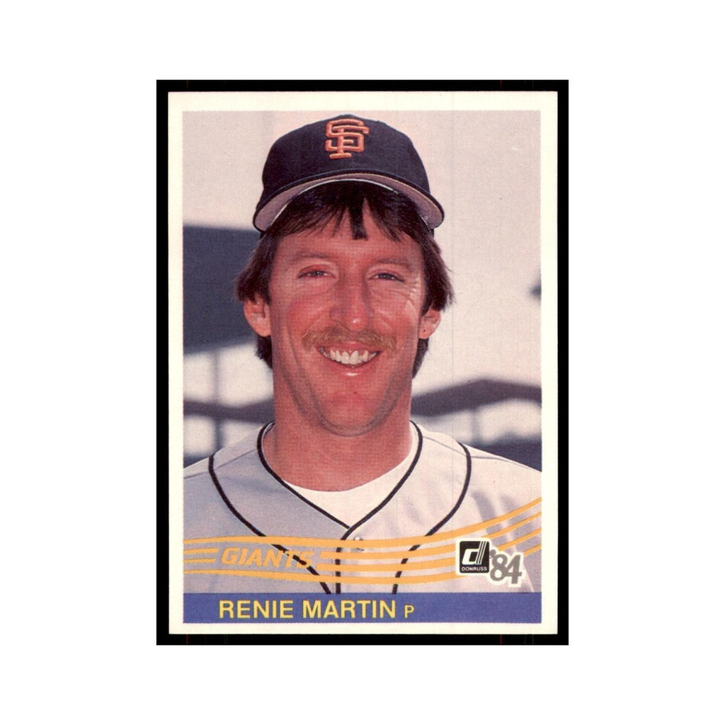 Renie Martin 1984 Donruss #445 San Francisco Giants Baseball Card NM