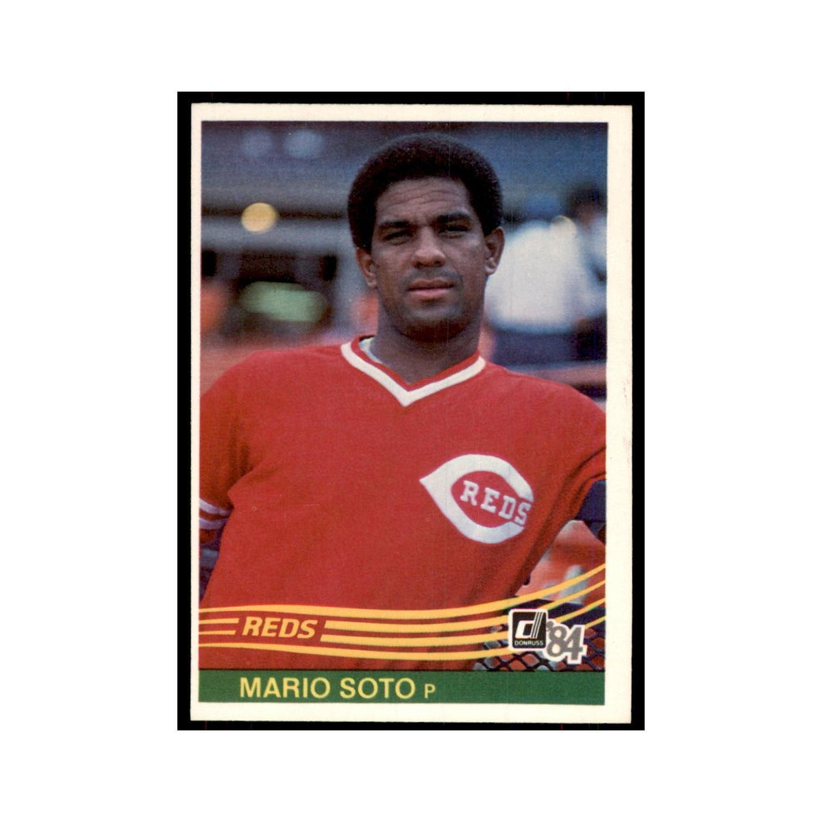 Mario Soto 1984 Donruss #428 Cincinnati Reds Baseball Card NM