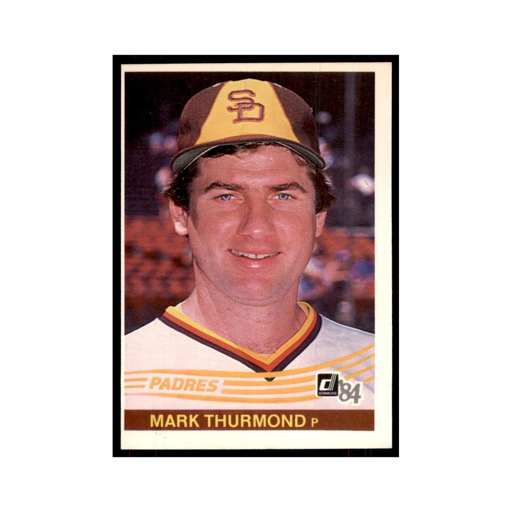 Mark Thurmond Rookie 1984 Donruss #505 San Diego Padres Baseball Card NM
