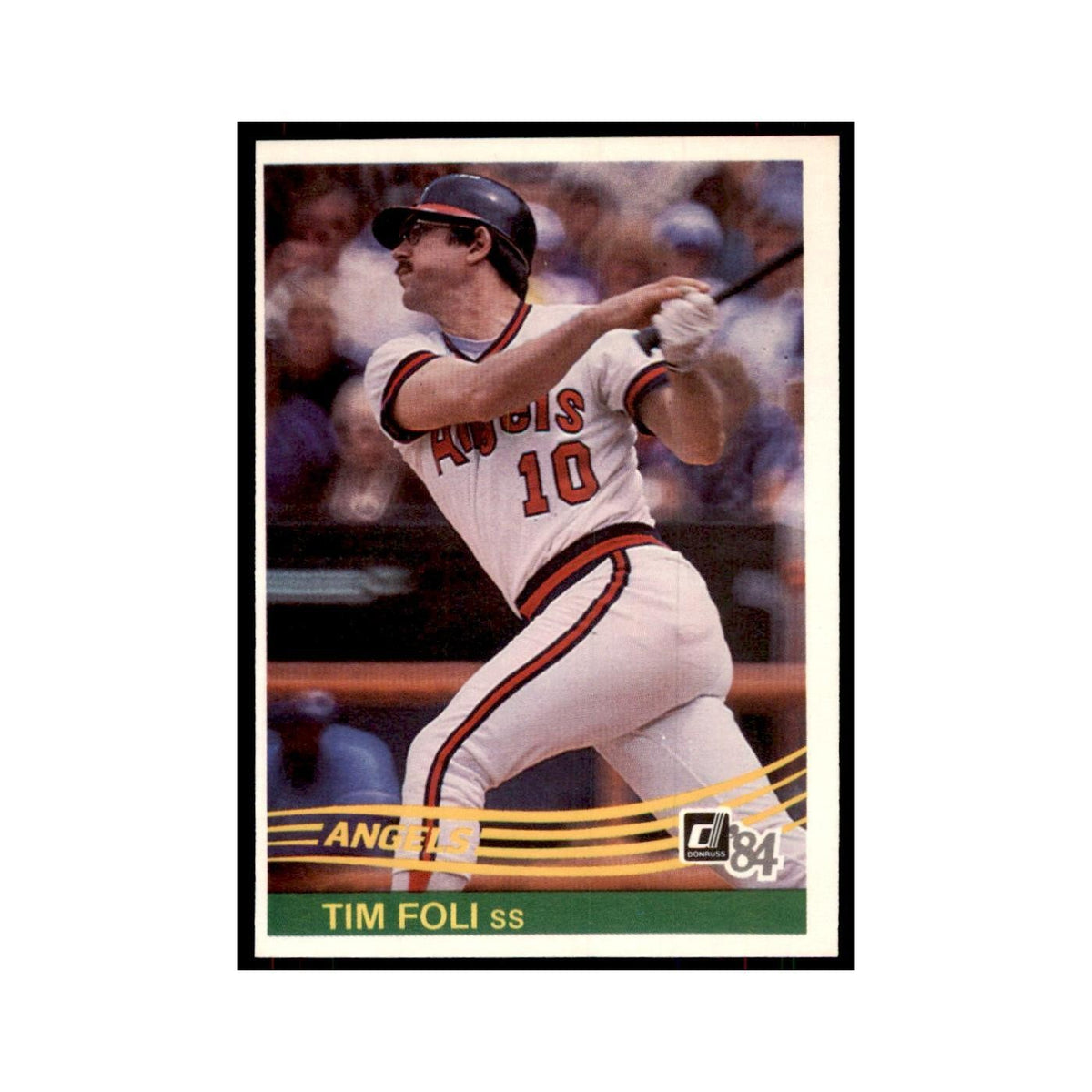 Tim Foli 1984 Donruss #474 California Angels Baseball Card NM