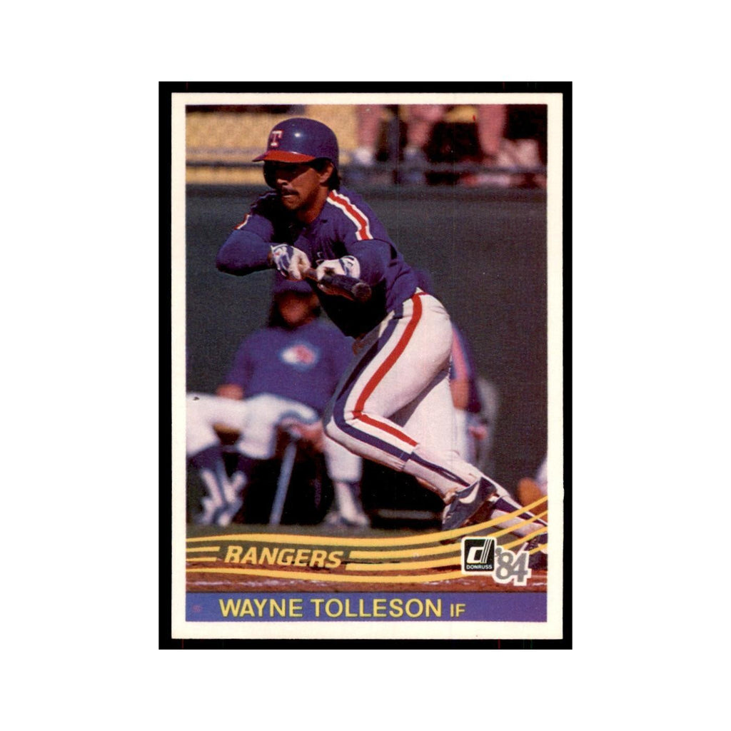 Wayne Tolleson 1984 Donruss #464 Texas Rangers Baseball Card NM