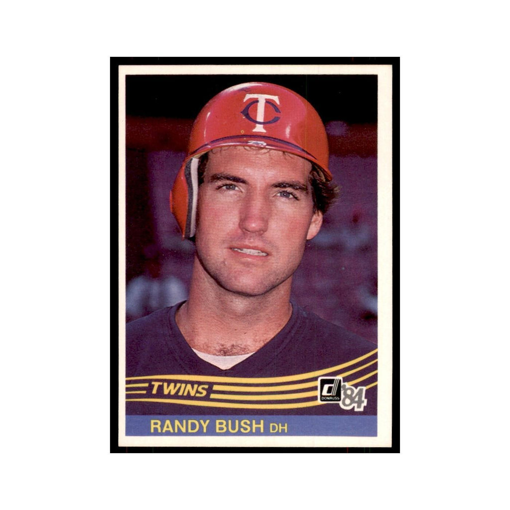 Randy Bush Rookie 1984 Donruss #513 Minnesota Twins Baseball Card NM