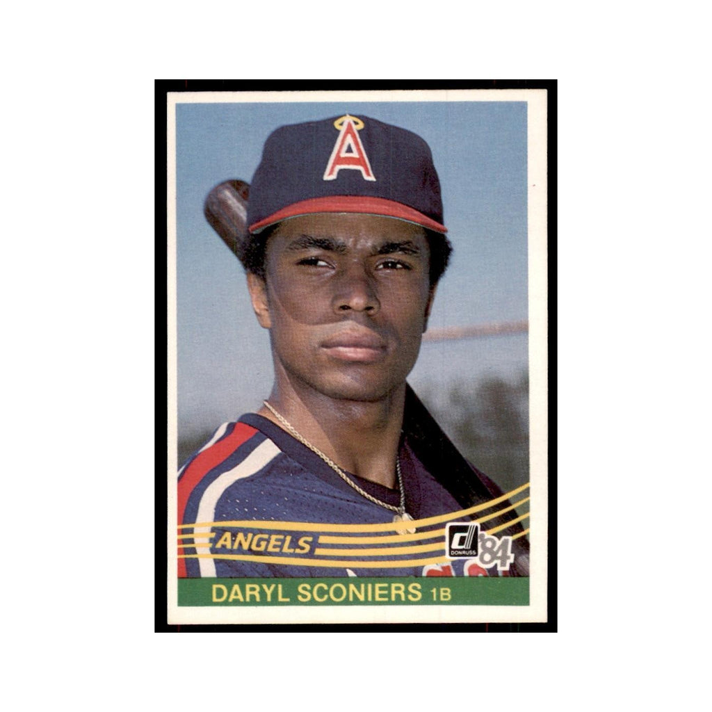 Daryl Sconiers 1984 Donruss #451 California Angels Baseball Card NM