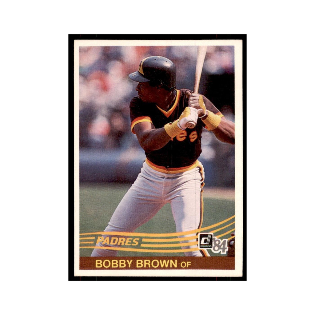 Bobby Brown 1984 Donruss #478 San Diego Padres Baseball Card NM
