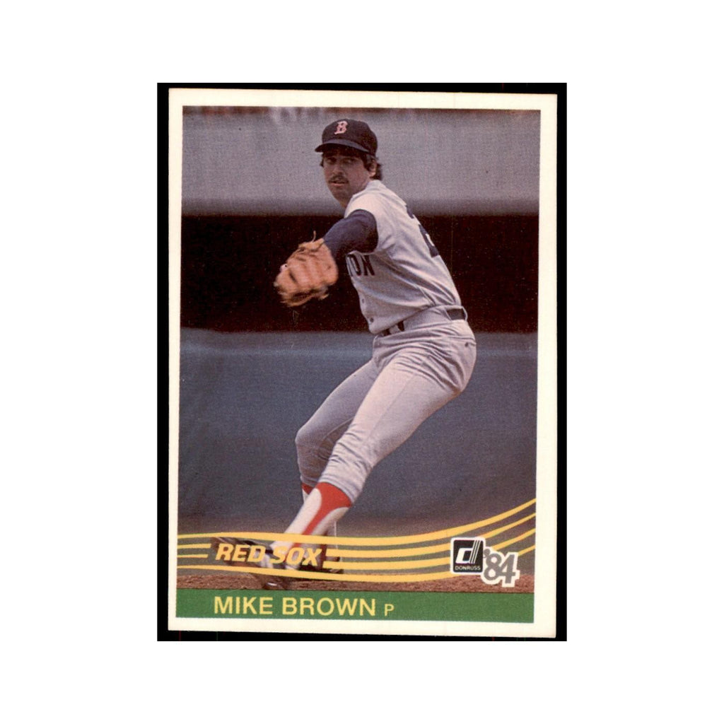 Mike Brown Rookie 1984 Donruss #517 Boston Red Sox Baseball Card NM