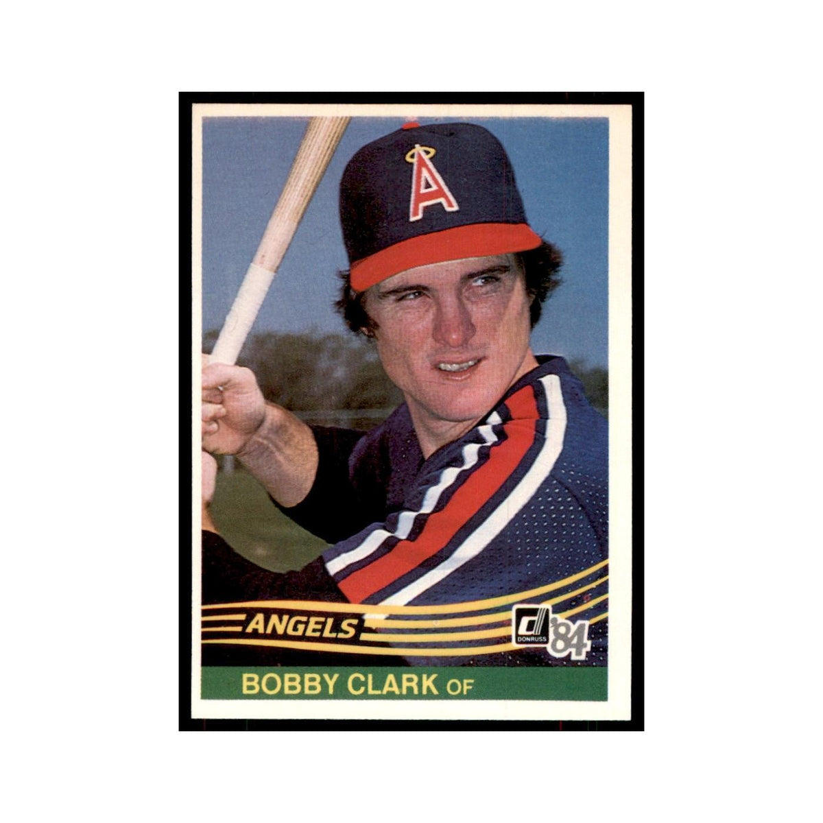 Bobby Clark 1984 Donruss #524 California Angels Baseball Card NM