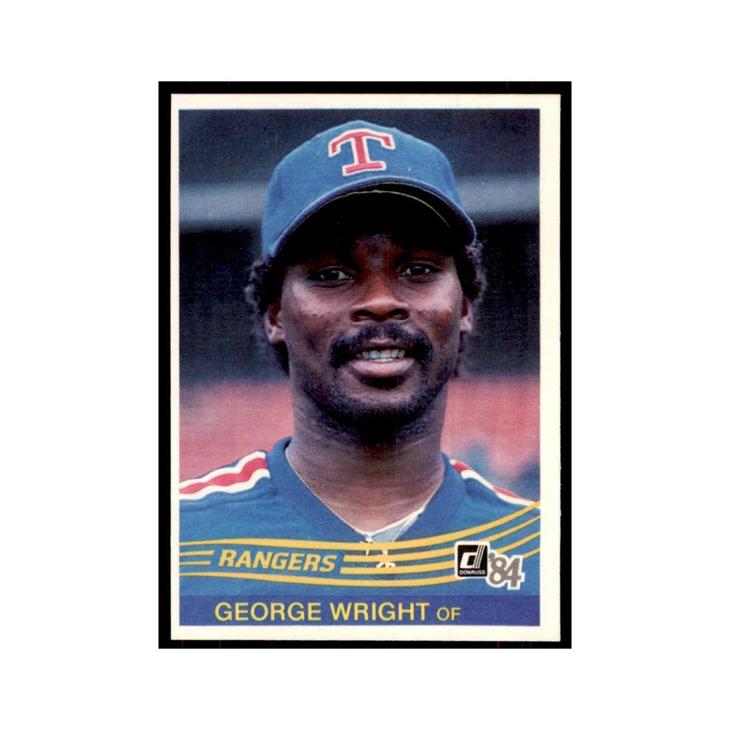 George Wright 1984 Donruss #525 Texas Rangers Baseball Card NM