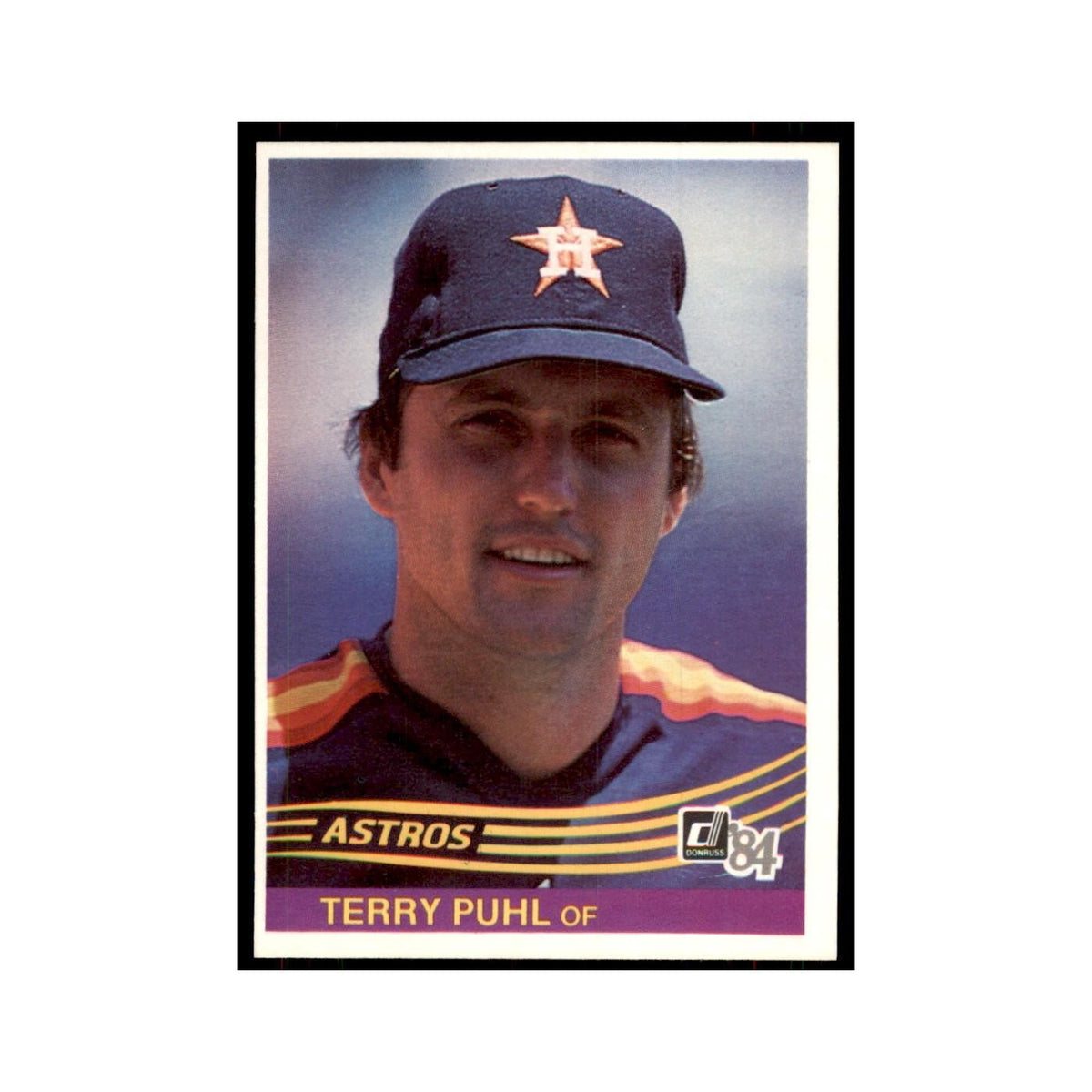 Terry Puhl 1984 Donruss #476 Houston Astros Baseball Card NM