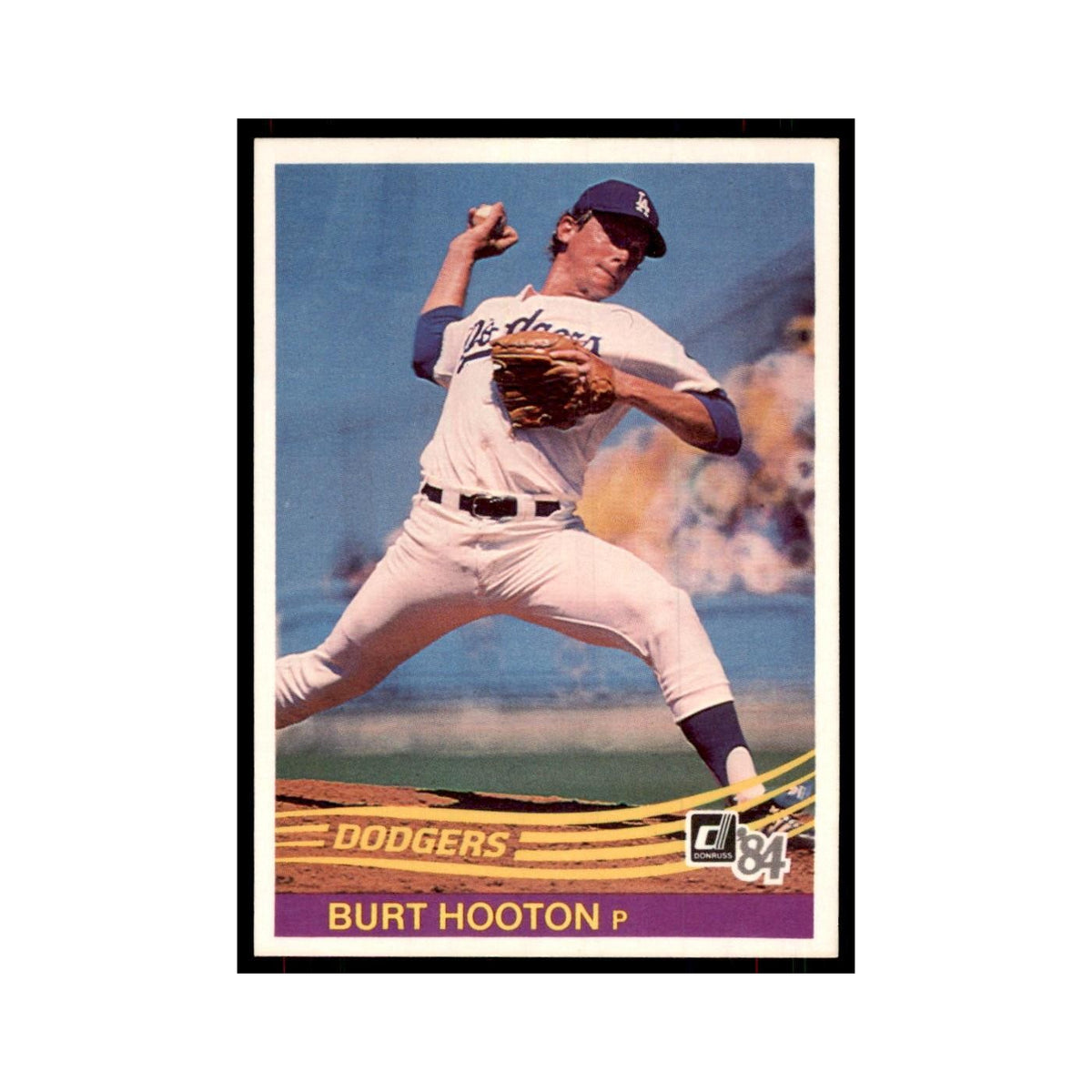 Burt Hooton 1984 Donruss #459 Los Angeles Dodgers Baseball Card NM