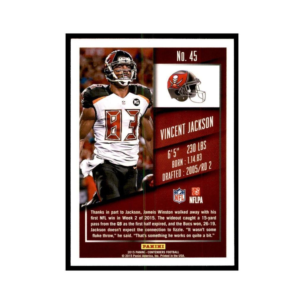 Vincent Jackson 2015 Panini Contenders #45 Football Cards Football Card NM