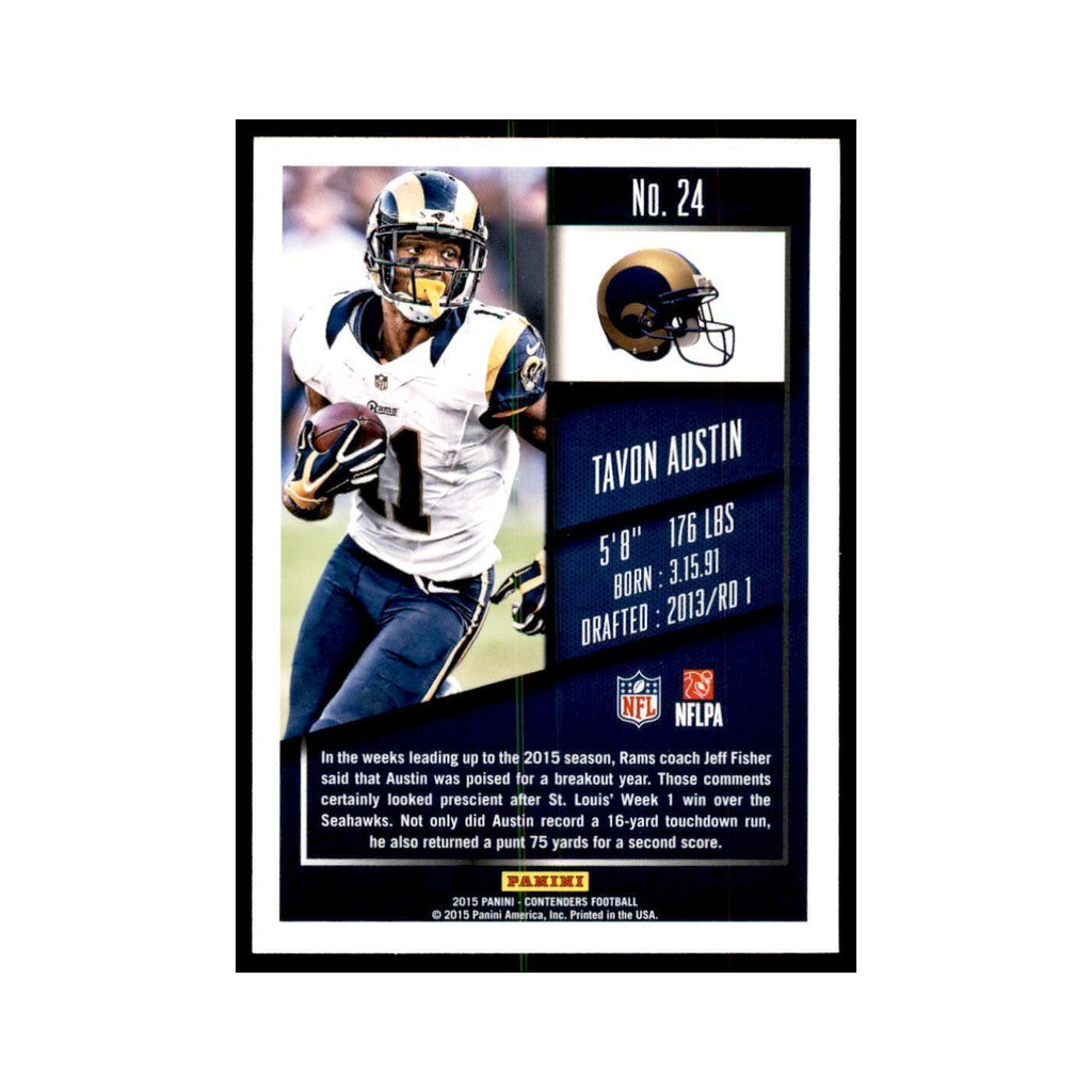 Tavon Austin 2015 Panini Contenders #24 Football Cards Football Card NM
