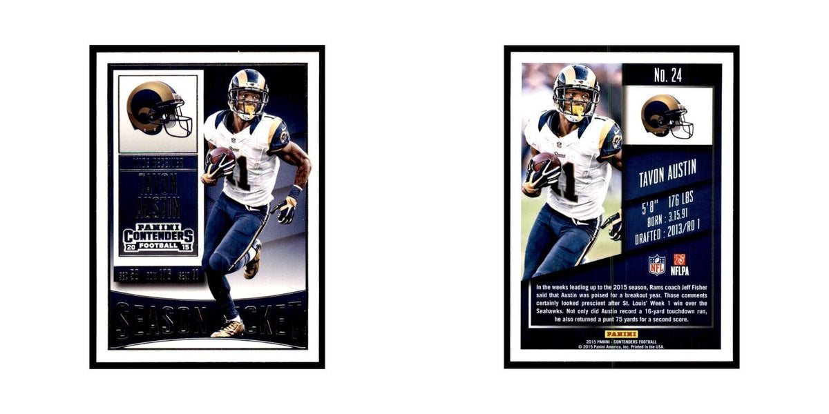 Tavon Austin 2015 Panini Contenders #24 Football Cards Football Card NM