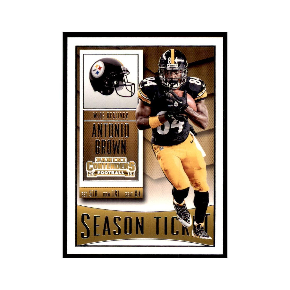Antonio Brown 2015 Panini Contenders #59 Football Cards Football Card NM