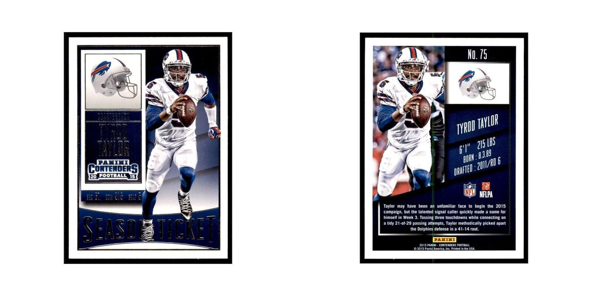 Tyrod Taylor 2015 Panini Contenders #75 Football Cards Football Card NM