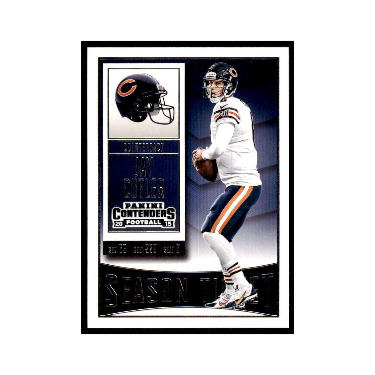 Jay Cutler 2015 Panini Contenders #60 Football Cards Football Card NM