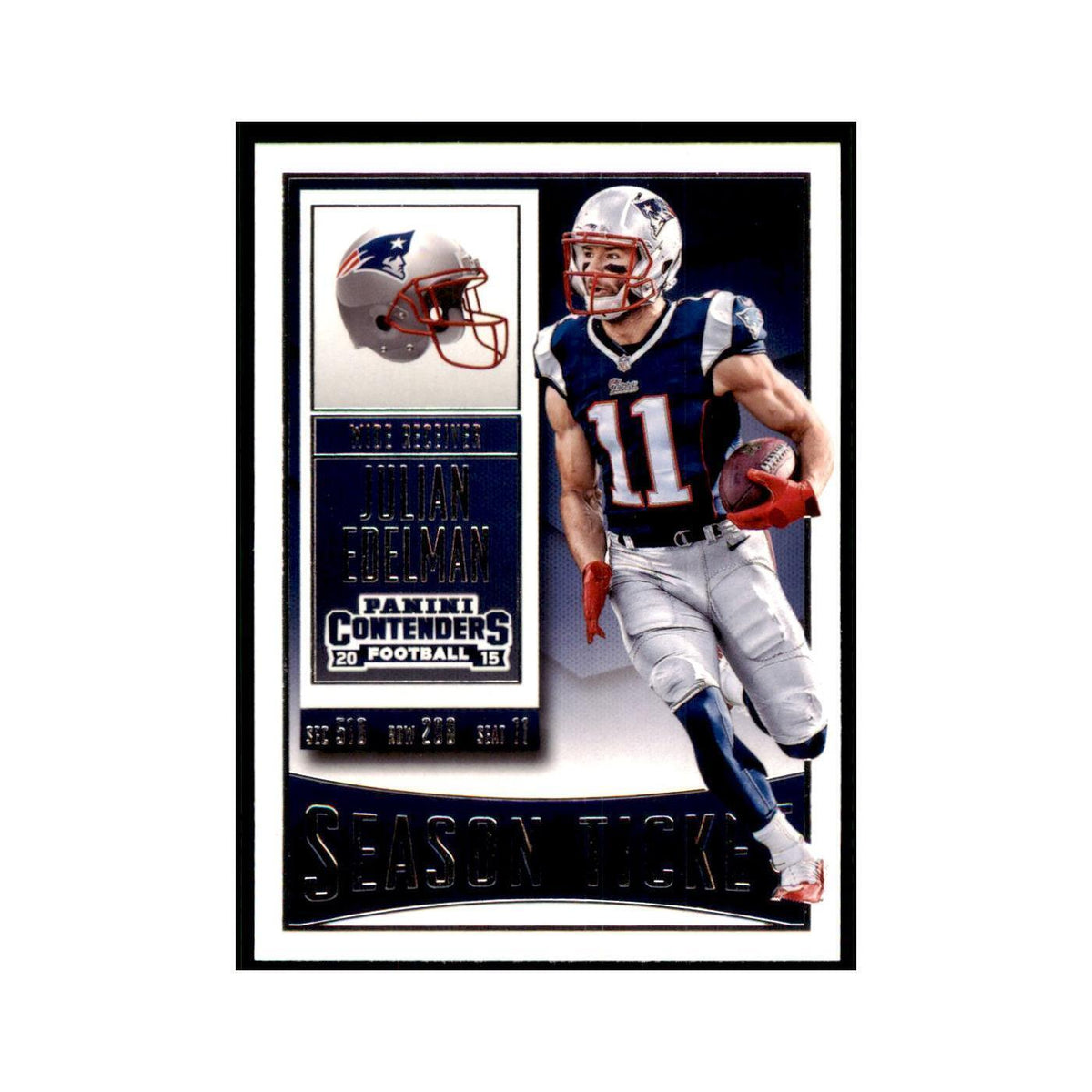 Julian Edelman 2015 Panini Contenders #80 Football Cards Football Card NM