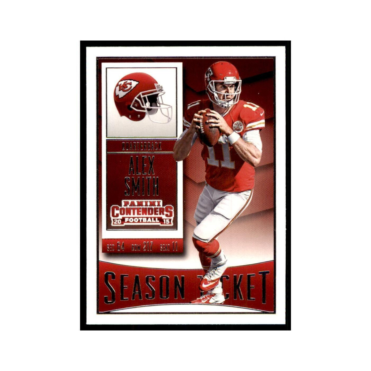 Alex Smith 2015 Panini Contenders #4 Football Cards Football Card NM