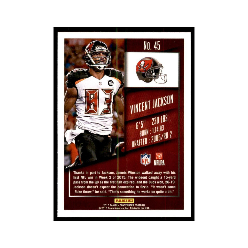Vincent Jackson 2015 Panini Contenders #45 Football Cards Football Card NM