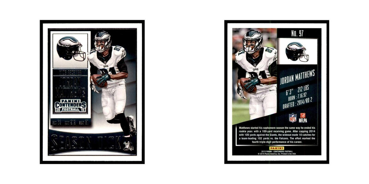 Jordan Matthews 2015 Panini Contenders #97 Football Cards Football Card NM