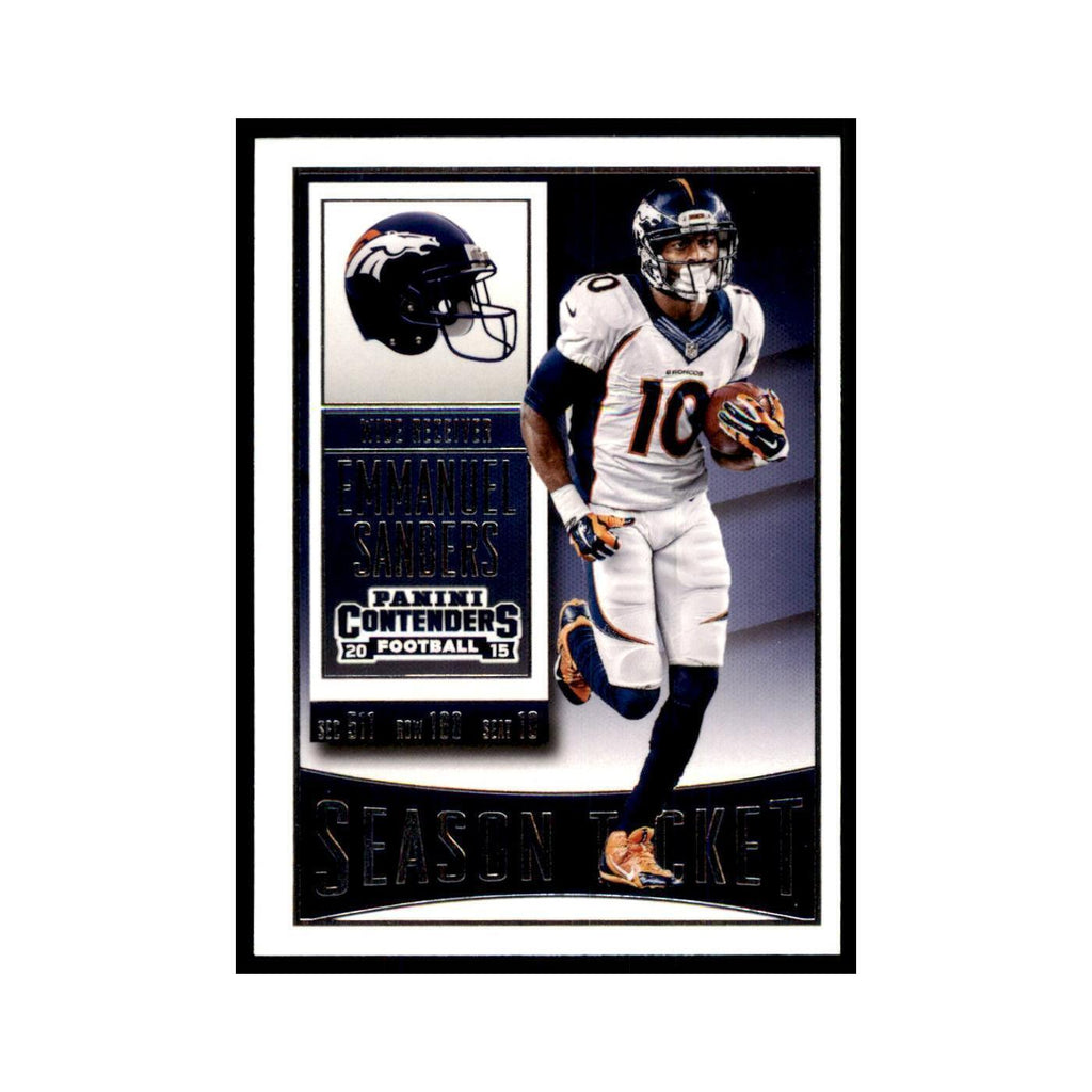 Emmanuel Sanders 2015 Panini Contenders #91 Football Cards Football Card NM