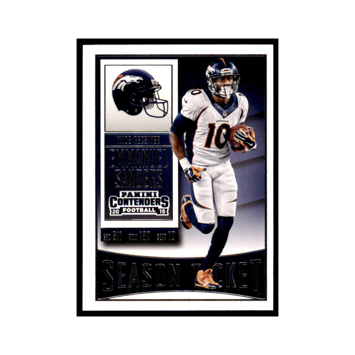 Emmanuel Sanders 2015 Panini Contenders #91 Football Cards Football Card NM