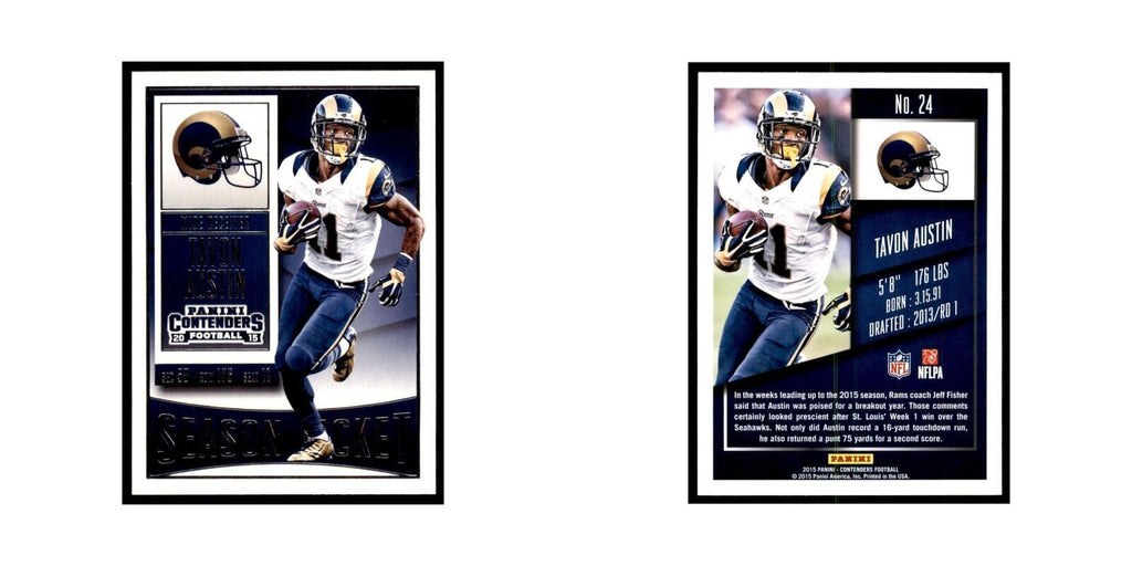 Tavon Austin 2015 Panini Contenders #24 Football Cards Football Card NM