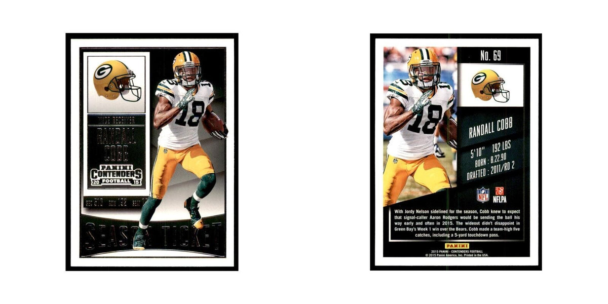 Randall Cobb 2015 Panini Contenders #69 Football Cards Football Card NM