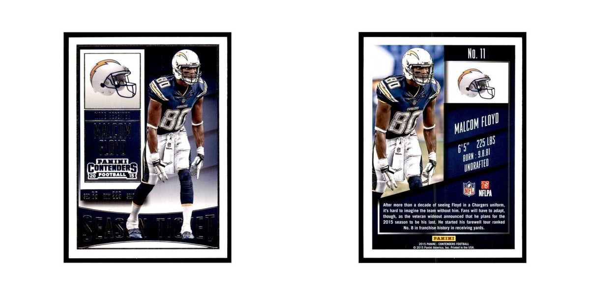 Malcom Floyd 2015 Panini Contenders #11 Football Cards Football Card NM