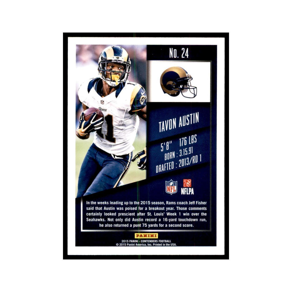 Tavon Austin 2015 Panini Contenders #24 Football Cards Football Card NM