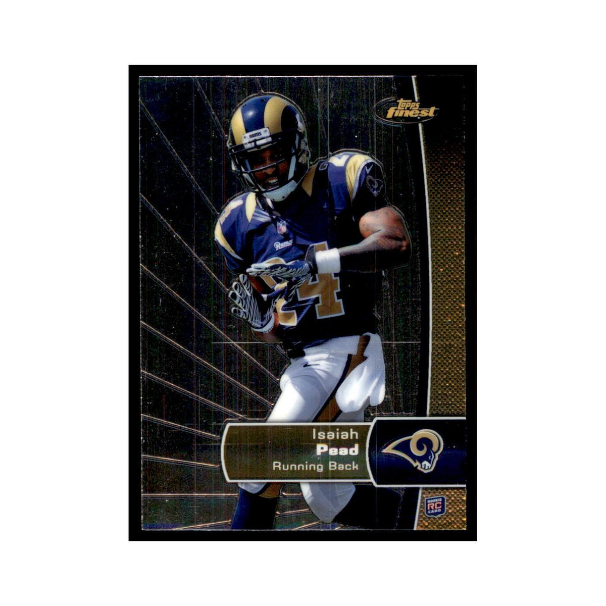 Isaiah Pead Rookie 2012 Topps Finest #109 St. Louis Rams Football Card NM