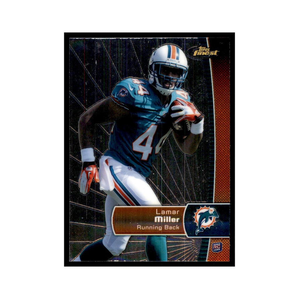 Lamar Miller Rookie 2012 Topps Finest #107 Miami Dolphins Football Card NM