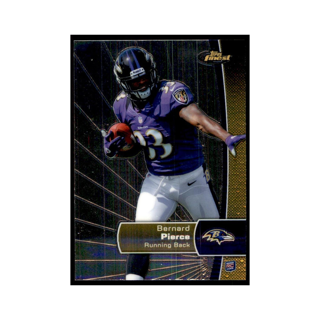Bernard Pierce Rookie 2012 Topps Finest #113 Baltimore Ravens Football Card NM