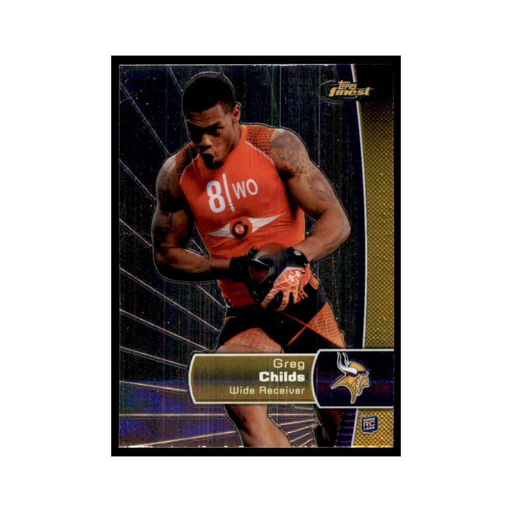 Greg Childs Rookie 2012 Topps Finest #147 Minnesota Vikings Football Card NM