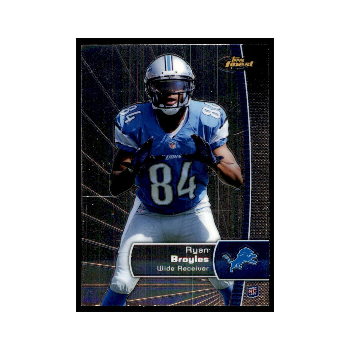 Ryan Broyles Rookie 2012 Topps Finest #144 Detroit Lions Football Card NM